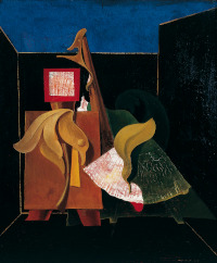 Max Ernst, Zwei anthropomorphe Figuren, 1930